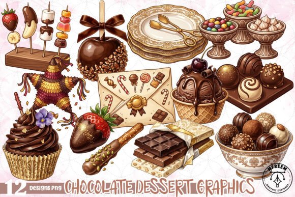 Download Chocolate Dessert Graphics PNG - Dessert Collection