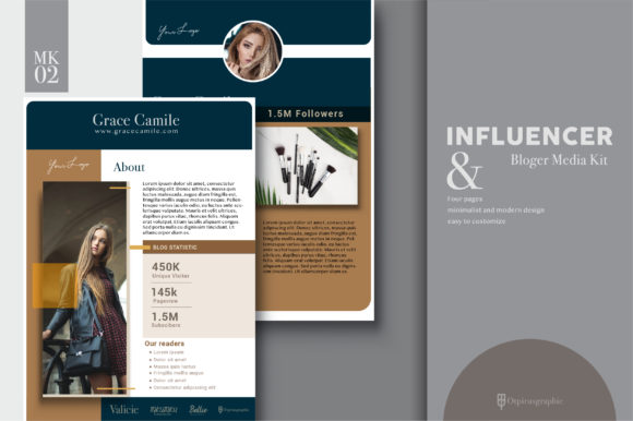 Download Influencer &amp; Blogger Media Kit - Premium Resources