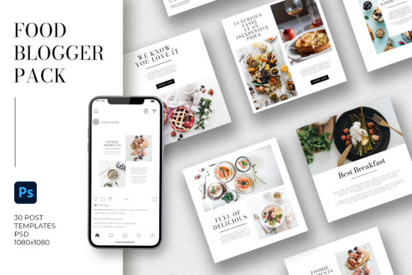 Download Food Blogger Insta Pack - Premium Resources