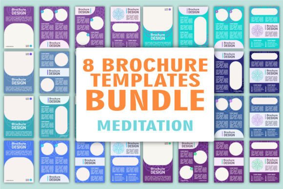 Download Boho Ornamental Brochure Design Bundle - Brochure Collection