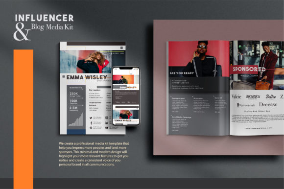 Download Influencer &amp; Blogger Media Kit - Premium Resources