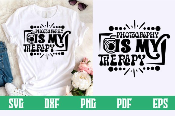 Download Photography is My Therapy Svg Design - Photography Collection